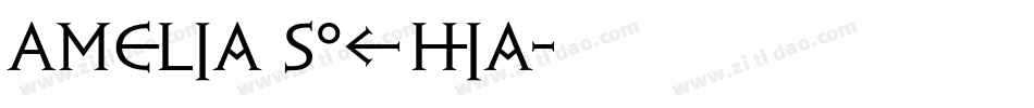 Amelia Sophia字体转换